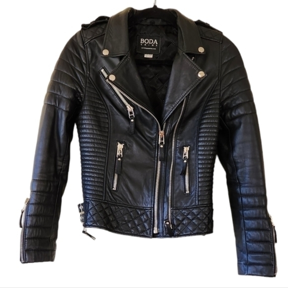 BODA SKINS KAY MICHAELS LEATHER JACKET 2 - Picture 4 of 16